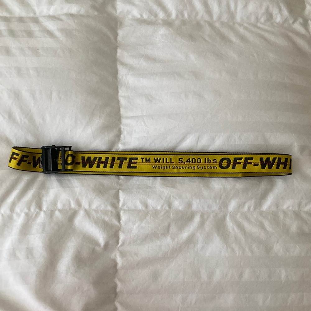 Off-White Classic Industrial Belt (AUTH)